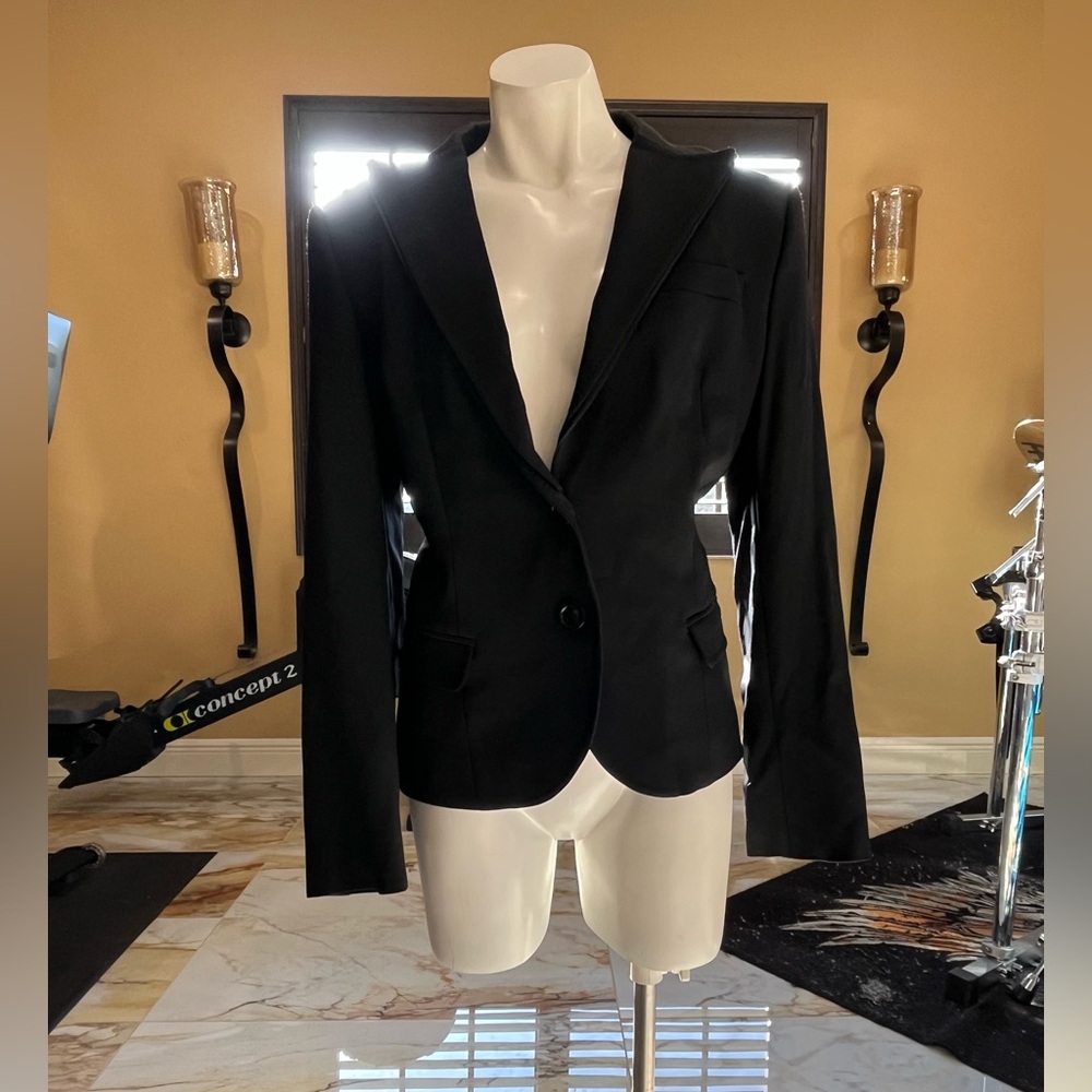 Dolce & Gabbana women’s black 2 button blazer jacket size 46